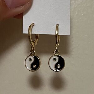 Ying Yang earrings
